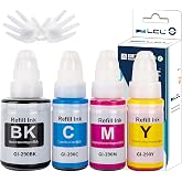 LCL GI-290 Ink Bottles Replacement for Canon GI 290 GI290 290 Ink Refill Bottles Compatible with Canon Megatank G3200 G4210 G1000 G1100 G1200 G1310 G1400 G1800 G1810 G1900 G2000 G2100 G2200 (KCMY)