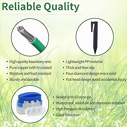 Multisland Robotic Lawnmower Boundary Wire Splice