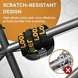 Looxmeer 8mm Thickened Chain Bike Lock with 5-Digit Combination 90cm view 6