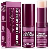 Calcium Multi Balm Stick 2pcs, Calcium Volume Multi Balm, Anti-Aging Korean Collagen Cream for Hydrating & Moisturizing, Firming & Lifting Skin of Face, Neck & Eyes
