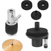 Fukaisu 5pcs Hi-Hat Clutch and Cymbal Seat Holder Set | Durable Cymbal Replacement Accessories for Most Standard Hi-Hat Stands Drum for Jazz and Rock Drummers