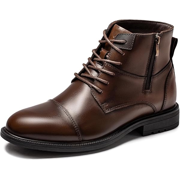 Amazon.com | Men's Classic Italian High Top Leather Boots Non-Slip