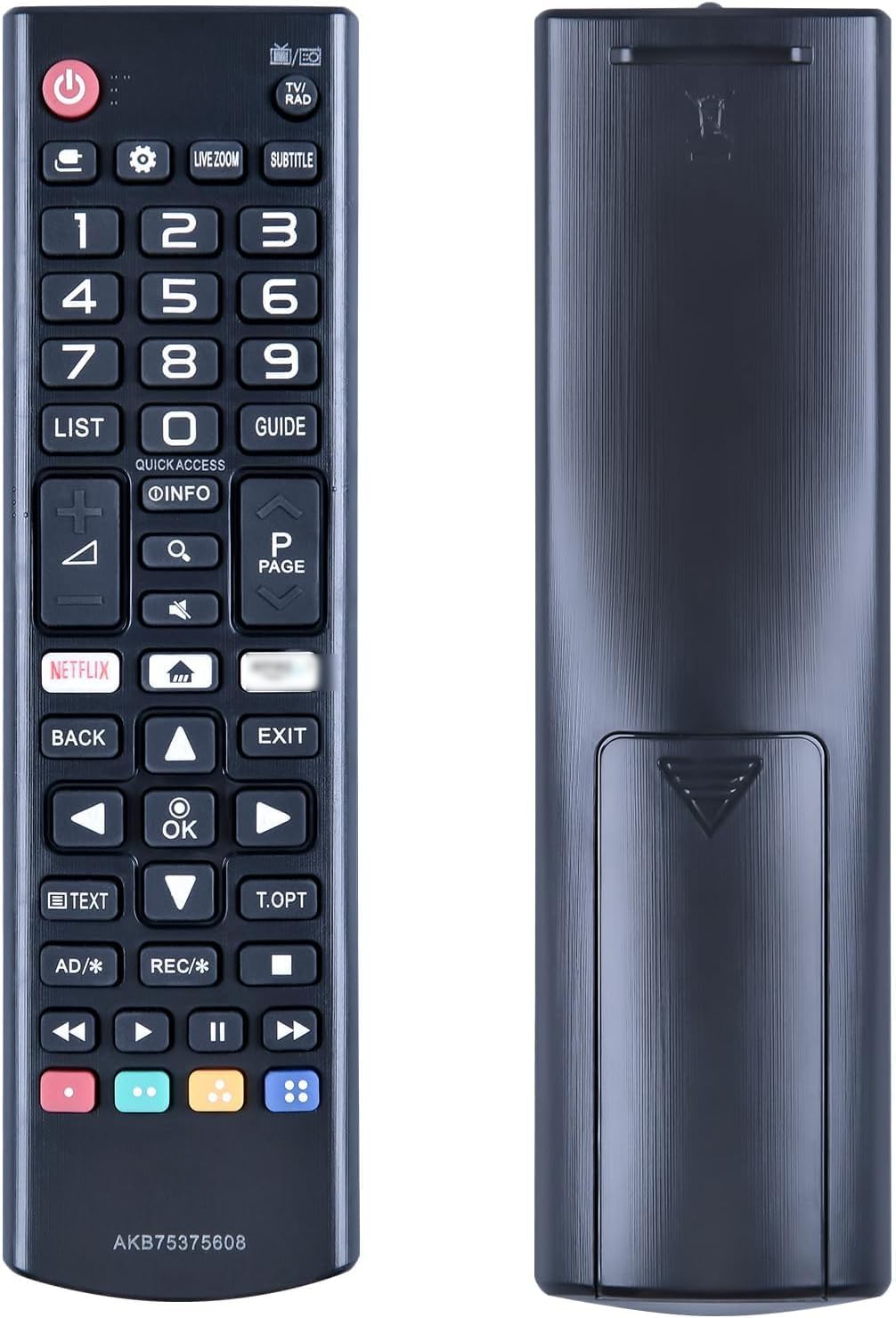 AKB75375608 Replacement Remote Control Suitable for LG Smart TV, Compatible with 32LK6200 43LK6100 43UK6300 43UK6400 43UK6750 49UK6300 50UK6750 55UK6500 65UK6300 65UK6400