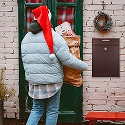 Yaocom Locking Mailbox with Key for Outdoor 16.2 x