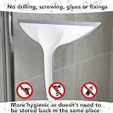 Inhouse Stick+Store Bathroom Squeegee British Made Streak-Free Flexible Blade view 5