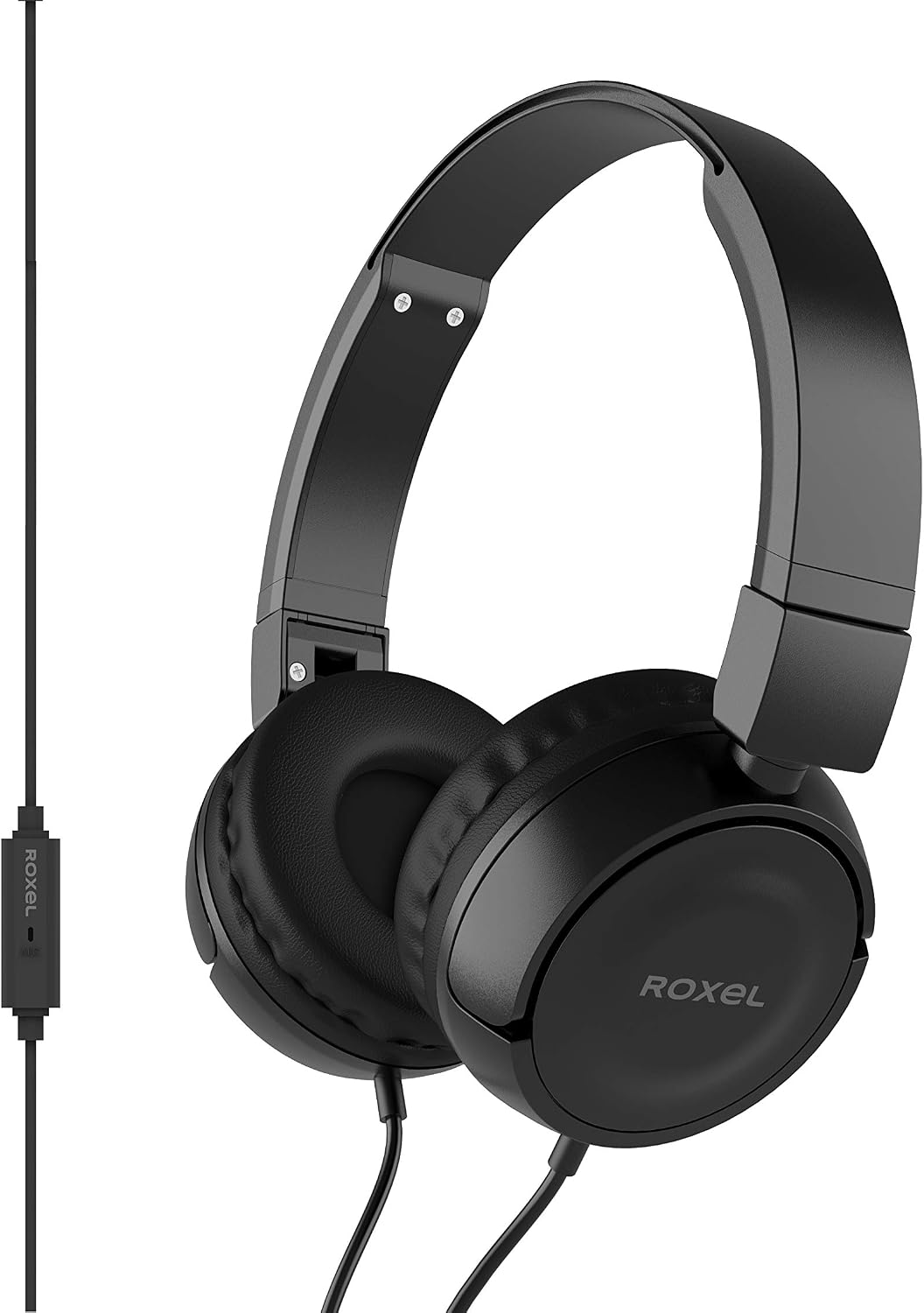 Roxel RX110 Lightweight Wired Foldable Headphones with Mic & Volume Control, On-Ear Headphones, Ergonomic Design - Image 3