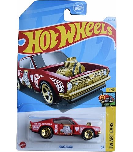 Amazon.com: Hot Wheels King Kuda, Art Cars 8/10 [White] 152