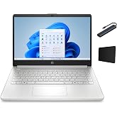 HP 14'' HD Laptop, Intel N150, 4GB DDR5 RAM, 128GB UFS, Win11 Home, Silver | Copilot AI, One-year Microsoft Office 365, WiFi, Bluetooth, Camera, for Study &amp; Business, TGY Accessories