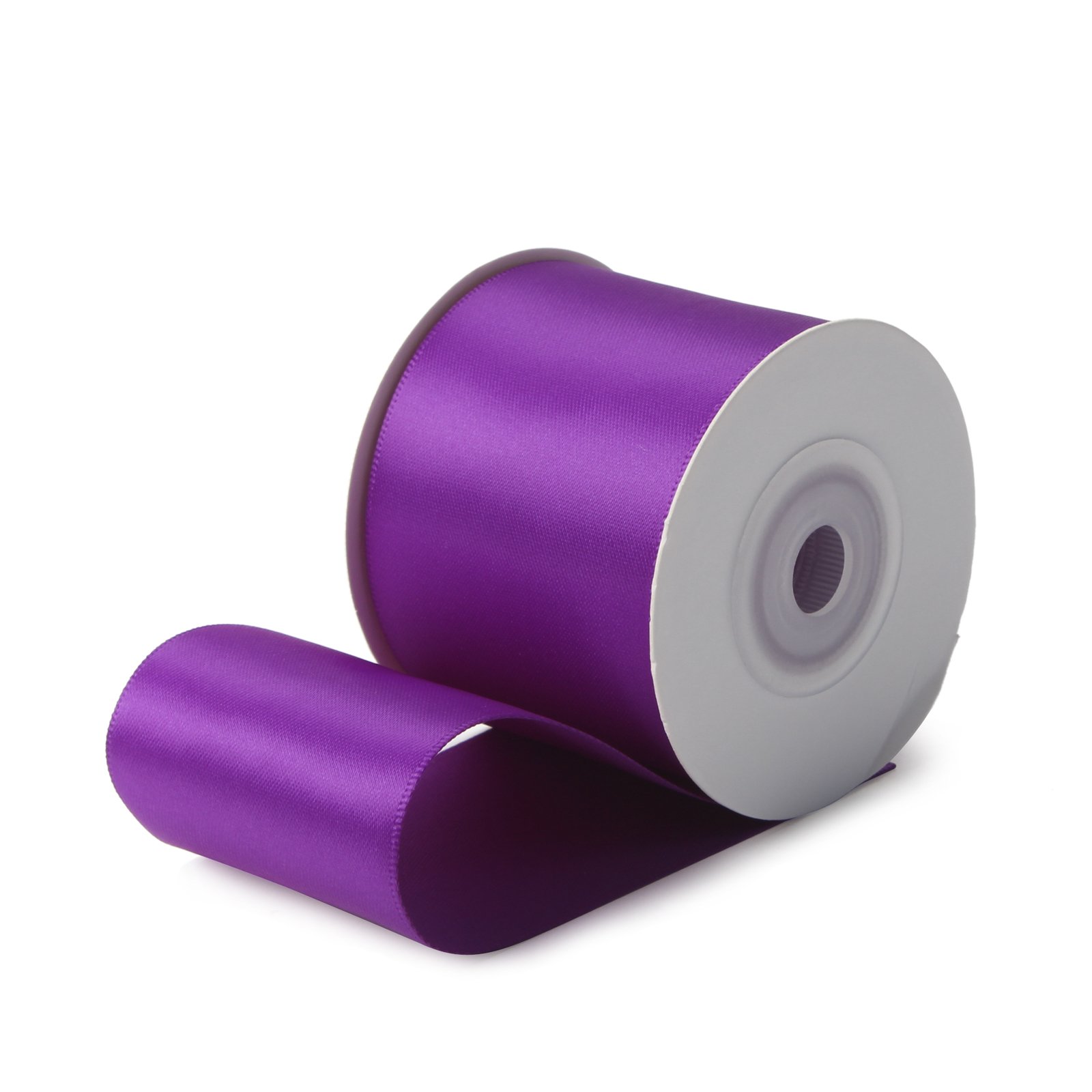 RUSPEPA Satin Ribbon Double Face - 50mm x 9m, 465 Purple
