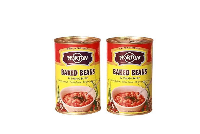 Morton Baked Beans in Tomato Sauce, 450 g (Pack of 2)