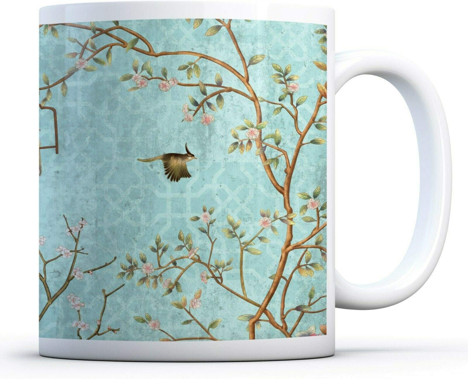 Oriental Style Bird - Drinks Mug Cup Kitchen Birthday Office Fun Gift #16318