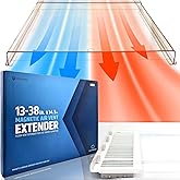Powerful Magnetic Air Vent Extender for Floor Under Furniture - Sturdy & Durable - Super Strong Neodymium Magnets (Upgraded Design) - Adjustable from 13” to 38” (Longest Available) | Patent Pending