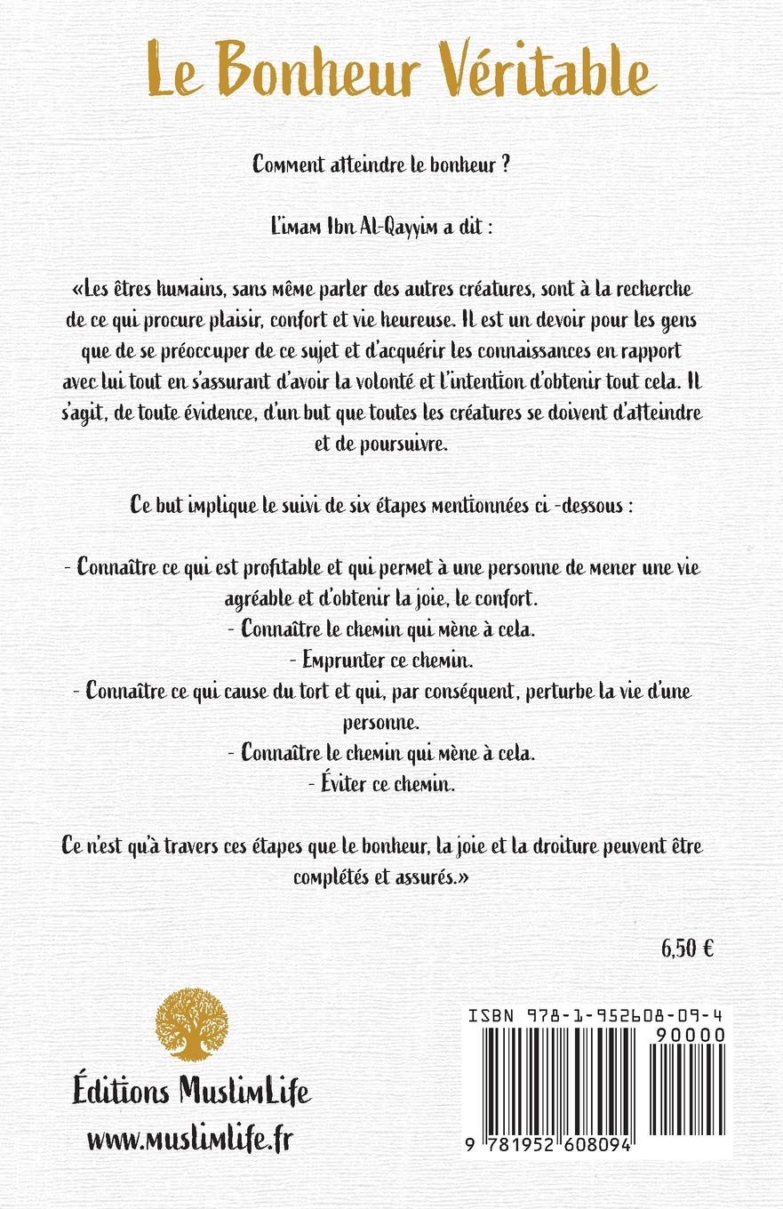 Le Bonheur Veritable Amazon Co Uk Al Qayyim Ibn Life Muslim Books Le Bonheur Veritable Amazon Co Uk Al Qayyim Ibn Life Muslim Books