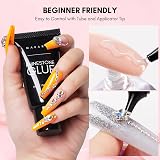 Makartt Rhinestone Glue 30g 2 Pack Nail Gem Gel 3D Sculpture UV Curing view 6