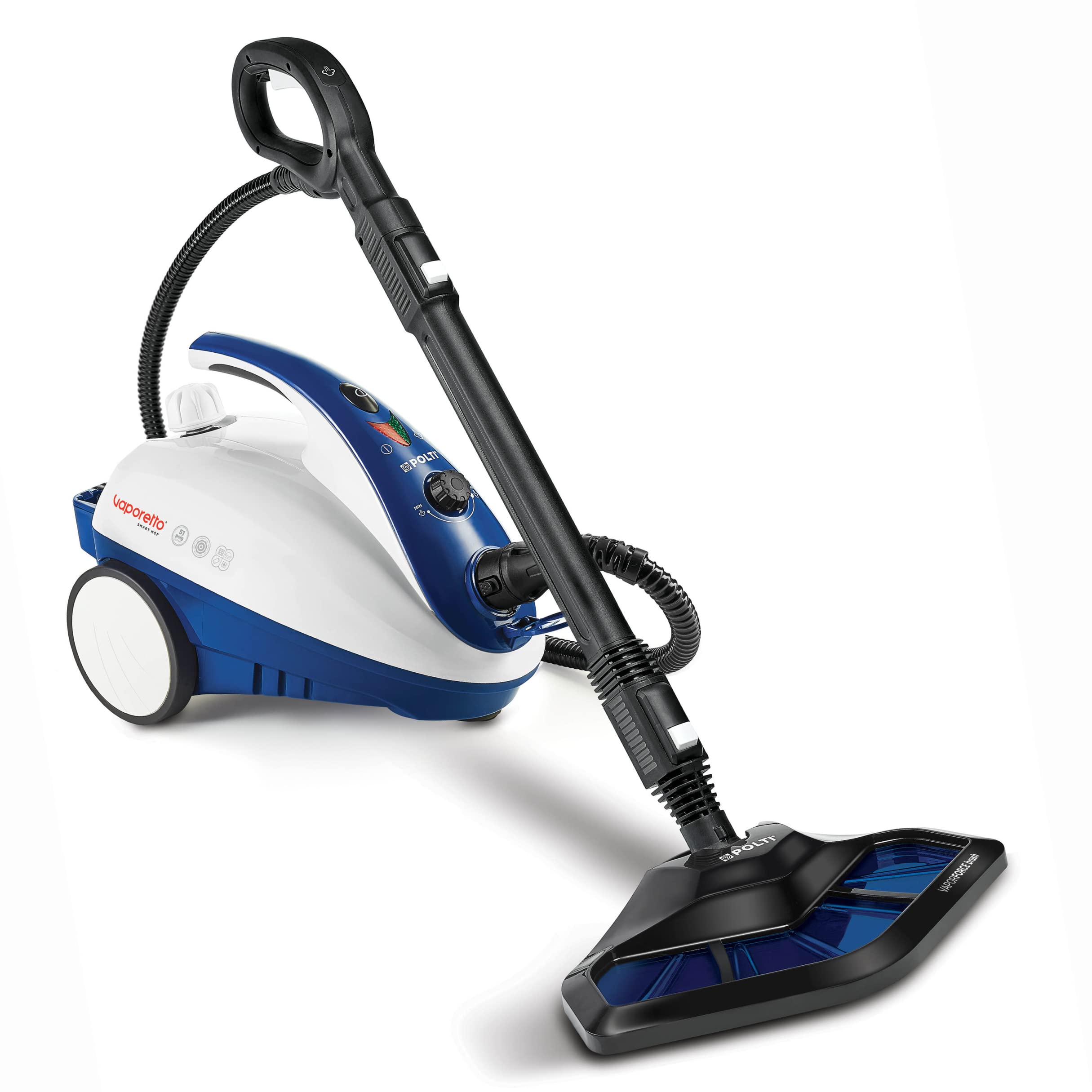 Photo 1 of POLTI Vaporetto Smart Steam Mop and Steam Cleaner for Cleaning and Sanitizing with 12 Attachments Works for Tile Floor with Grout, Carpet, Car Detailing, Hardwood, & Furniture 1 Year Warranty