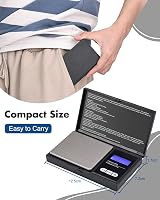 Zacro Digital Kitchen Scale 200g/0.01g Pocket Jewelry Scale with LCD Display view 7