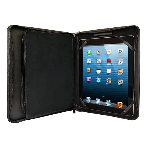 KHOMO Executive Pad Folio Case with Notepad Holder and Storage