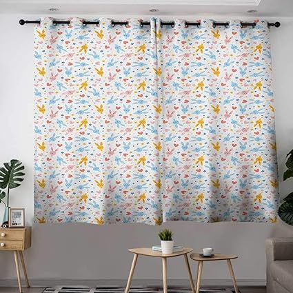Amazon Com Zodel Curtains For Bedroom Pastel Cute Baby