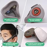 ANUNU Reusable Half Face Respirator Mask with 6001 Filters for Paint Welding view 3