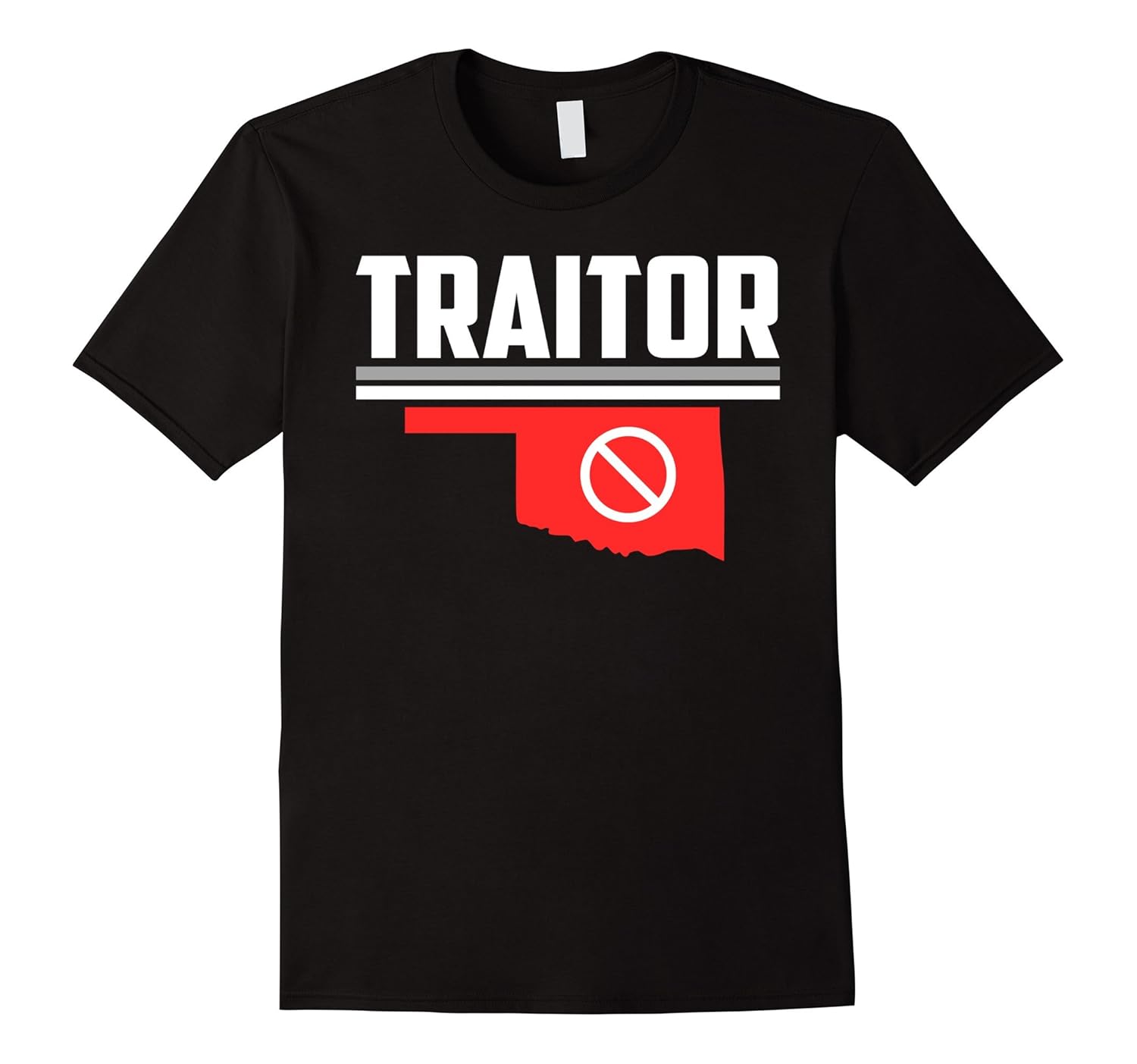 Traitor Shirt - State of Oklahoma T-Shirt-Rose