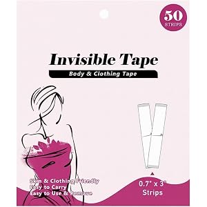 Fashion Double Sided Body Adhesive Tape for Clothes & Skin | Strong adhesive, waterproof, no residue, hypoallergenic, fits al