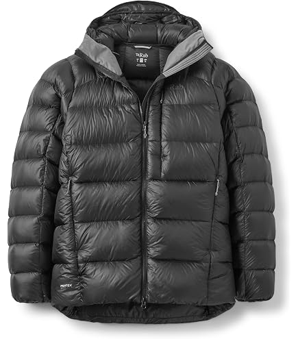 Amazon.com: Rab Men's Microlight Windstopper Down Hoody - Army - M
