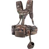 BLISSWILL Hunting Fanny Waist Pack with Harness Pouch Hunting Backpack | Silent Fabric，Rifle &amp; Bow Carry System，Multi-Pocket Organization，Waist Pack for Hunter，Waterproof ，Bullet Pouch hunting gift