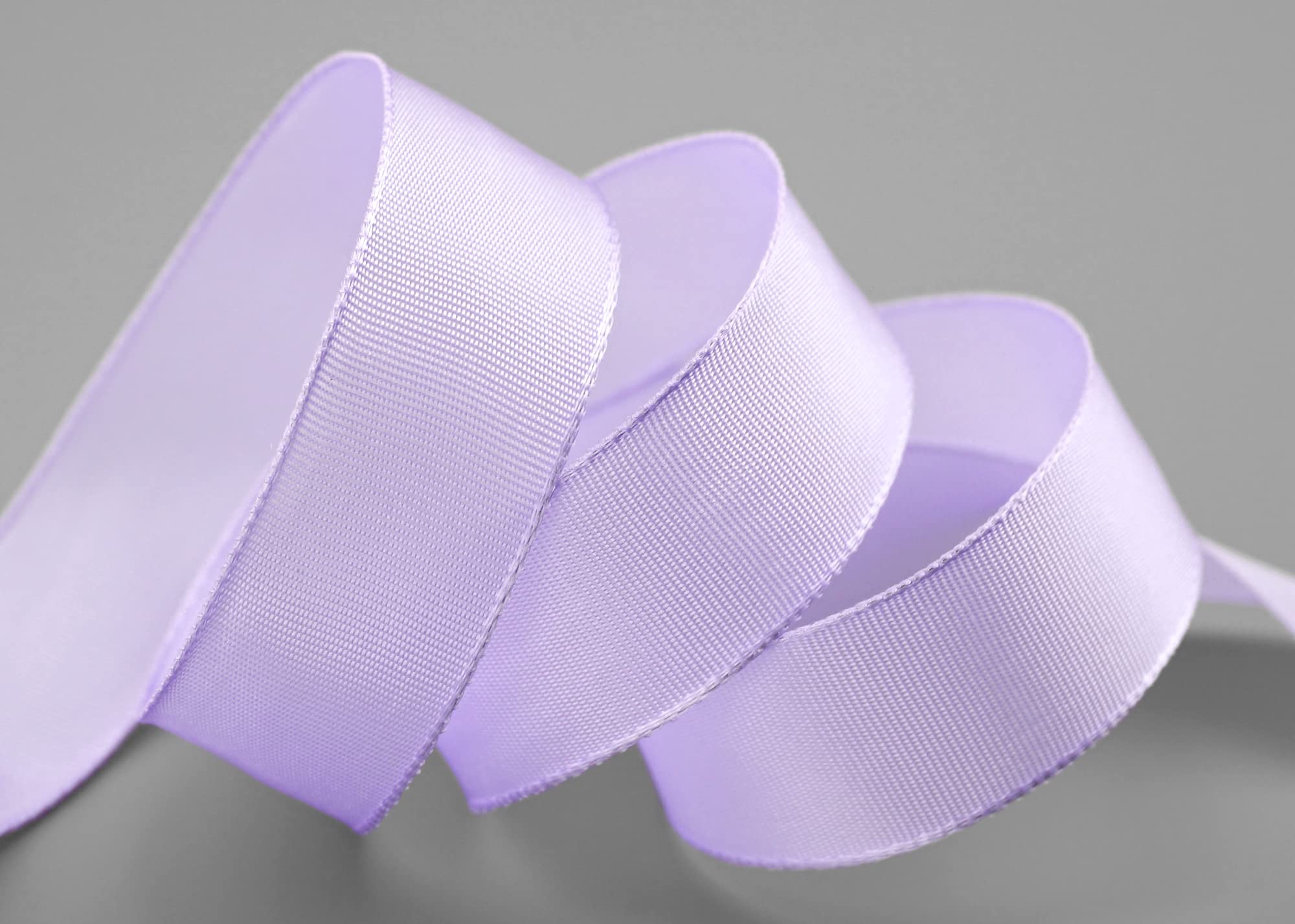 25 m x 25 mm Wired Edge Ribbon LEO Lilac Lavender Light (111) Decorative Ribbon with Wired Edges Plain Gift Ribbon Fabric Ribbon Ribbon Ribbon Visco Wire Made from Renewable Raw Materials