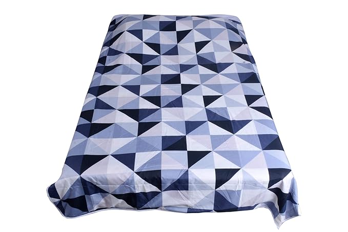 V Brown Cotton Single Bed Ac Quilt Dohar Comforter Blanket
