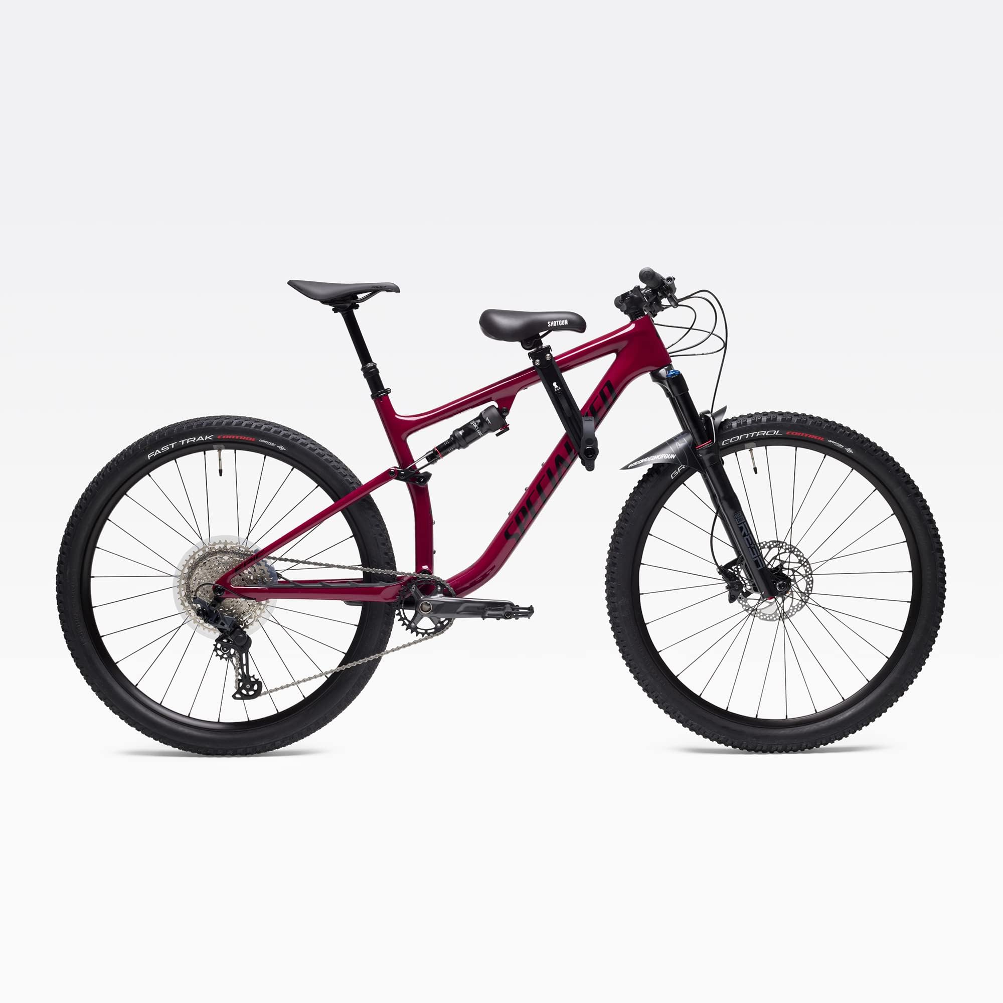 Kids Ride Shotgun - Child Bike Seats - Front Mounted, for Children Aged 2~5 Years, Fits Most Adult Modern Mountain Bikes, Adjustable for Comfort