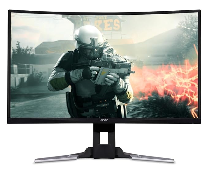 Acer XZ321QU 80 cm (31,5 Zoll WQHD) Curved Monitor (2x HDMI, DisplayPort, USB 3.0, 1ms Reaktionszeit, 144 Hz, Höhenverstellba