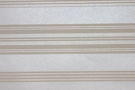 Amazon ハンメロ Hanmeroのりなし壁紙 ストライプ ビニールクロス シャンパンゴールド シンプルモダン 1ロール 53cm 10m 壁紙