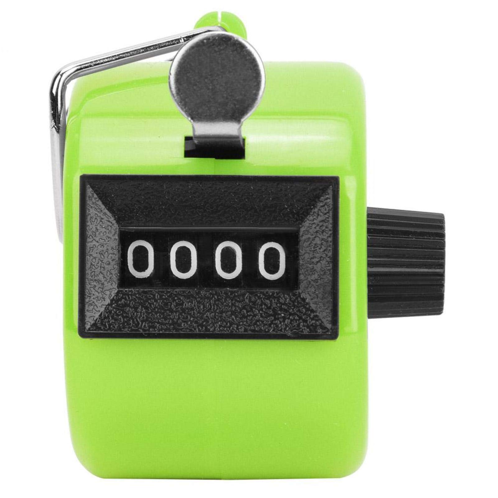 Handheld Counting Tool, Portable Counter, Beautiful Appearance with Hook Traffic Flowing for Data Statistics Industry Conference Attendance,Tally Counter(Green)