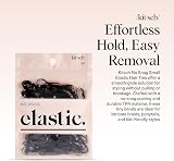 Kitsch Pro No Snag Mini Gummy Elastic Hair Bands 100 Count Black view 2