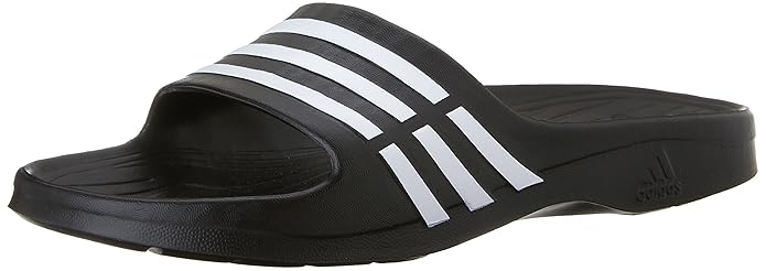 adidas Duramo Sleek Slide Sandale, schwarz/weiÃ?, 5 M Us