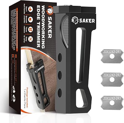 Saker Woodworking Edge Trimmer Arc Blade R1 R2 R3 for Wood Veneer Edge Banding
