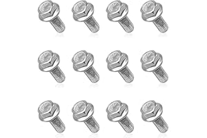 HAVANSIDY 12PCS 304 Stainless Steel 12mm Car Top Front Skid Plate Bolts Compatible with Toyota 4Runner Tundra Sequoia Tacoma FJ Cruiser Land Cruiser - Top Skid Bolts