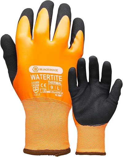 Blackrock Watertite Thermal Gloves Unisex Size 9 Large Waterproof