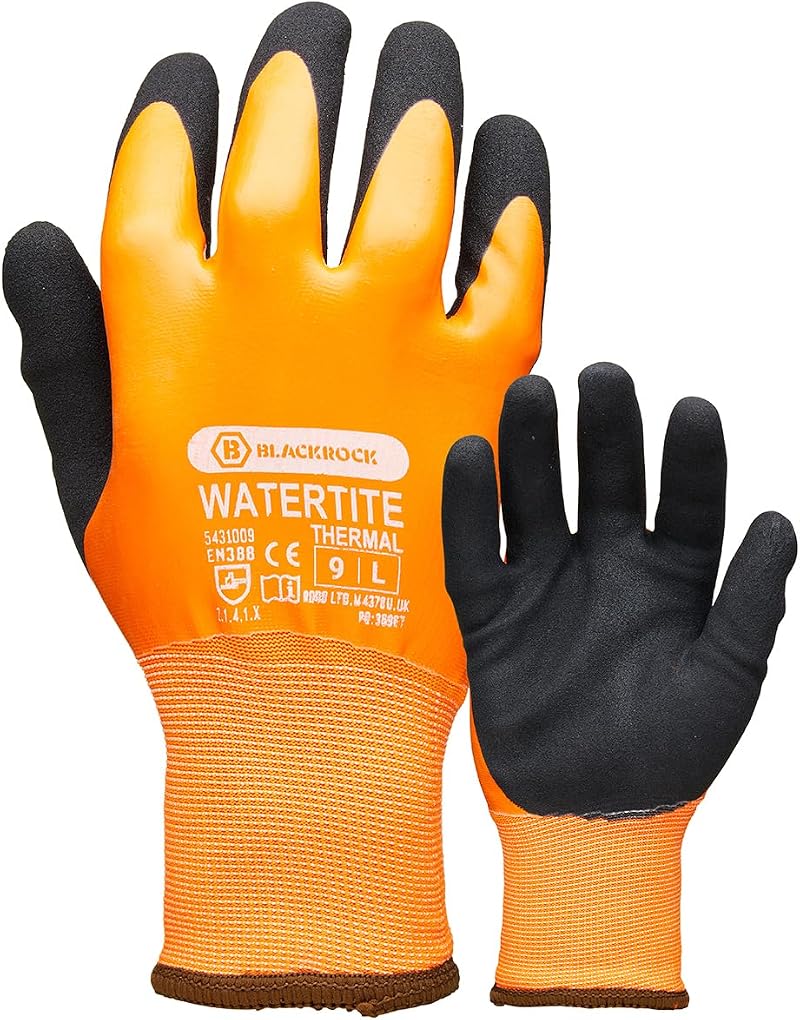 Blackrock Watertite Thermal Gloves Unisex Size 9 Large Waterproof