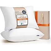 Bedsure Pillows Queen Size Set of 2 - Soft Bed Pillows for Sleeping 2 Pack, Fluffy and Supportive, Hotel Quality, Original Down Alternative Filling for Side, Back Sleepers
