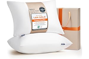 Bedsure Pillows Queen Size Set of 2 - Soft Bed Pillows for Sleeping 2 Pack, Fluffy and Supportive, Hotel Quality, Original Down Alternative Filling for Side, Back Sleepers