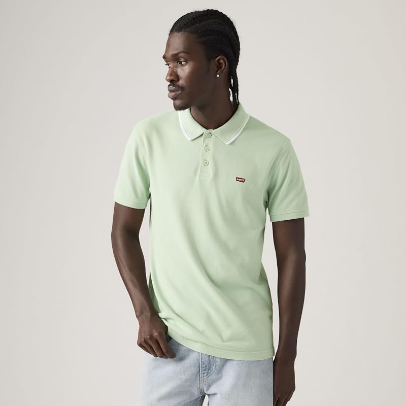 Levis Hm Polo Wood Tipping Stripe Mulled