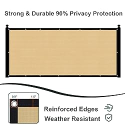 SUNLAX Privacy Fence Screen 8x50FT Heavy Duty Mesh