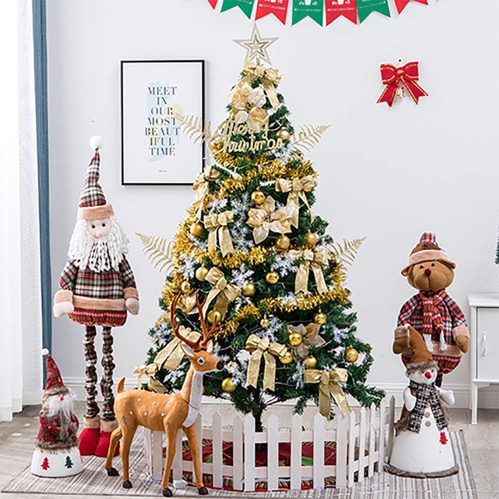 Menu Di Natale Facilissimo.Lywir Albero Di Natale Abete Con Supporto Per Decorazione Di Natale Facile Montaggio 120 Cm Amazon It Casa E Cucina