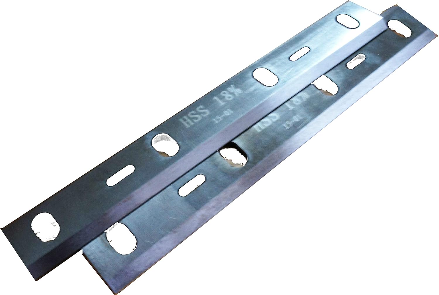 Xcalibur Tooling 75013 Planer Blades Compatible with Rexon J-550BQ Jointer Planer Knives Double Edged, Silber