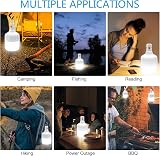 2 Pack Camping Lights LED Lantern USB Rechargeable 30W 3 Modes view 7