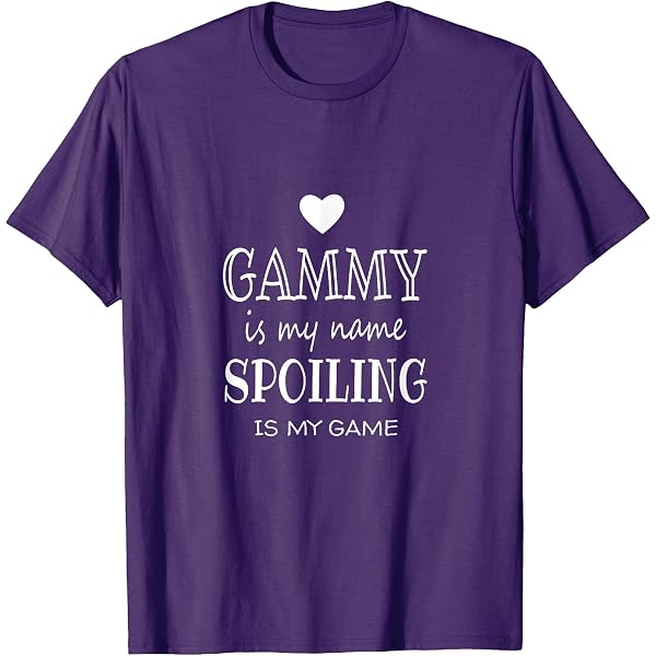 Amazon.com: Gamma Is My Name Special Grandma T-Shirt : Clothing