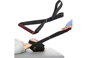 JFNoraiva Neck Stretcher Strap - Decompression Device for Spine Chiropractic, Neck Discomfort & Headache Relief with Comforta
