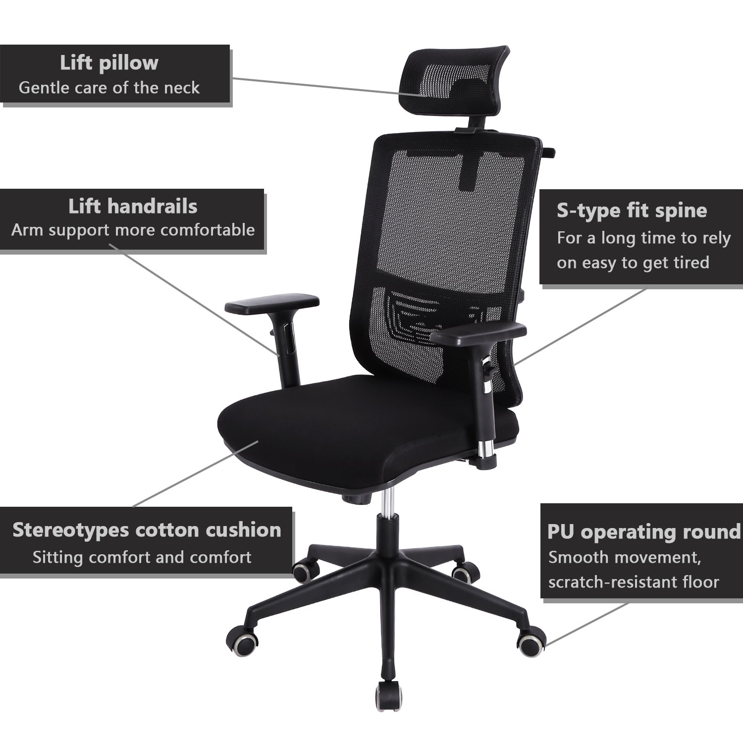 Argomax Mesh ergonomic office chair(EMOC002)
