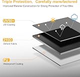 toptrek Bike Cover 210D 3 Bikes Outdoor Storage 220x120x110cm Waterproof view 4
